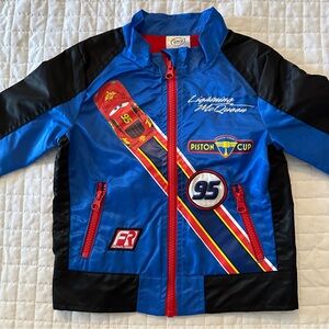 Lightning McQueen zip up windbreaker
